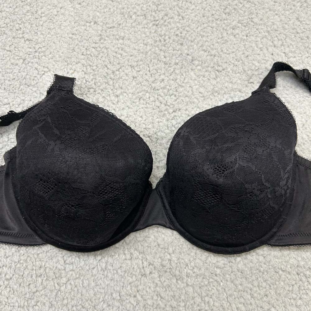 Vanity Fair Bra 40C T-Shirt Bra 75-243 Floral Lace advanced support